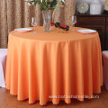 Restaurant hotel banquet round table round white tablecloth